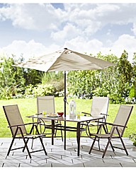Deluxe Mezzano 6 Piece Patio Set