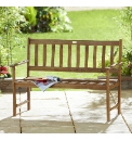 Somerset 2 Seater Wooden Bench