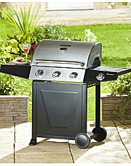 Stainless Steel 3 Burner BBQ