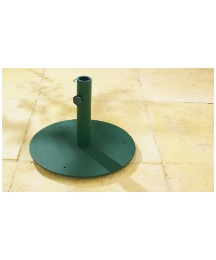 Green Round Flat Parasol Base