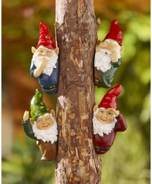 Set of Solar Tree Gnomes