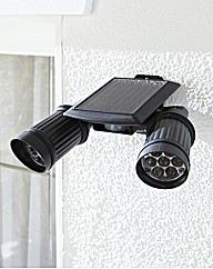 Twin LED Solar Security Light