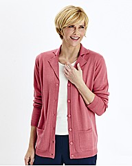 COLLAR AND REVER CARDIGAN