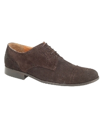Magnus Distressed Waxy Suede Brogues