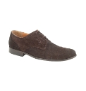 Magnus Distressed Waxy Suede Brogues