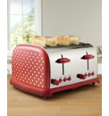 Polka Dot 4 Slice Toaster