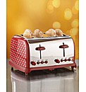 Polka Dot 4 Slice Toaster