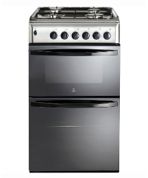 Indesit 5Ocm Gas Twin Cavity Cooker