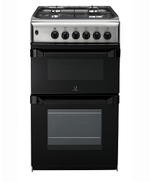 Indesit 50cm Gas Twin Cavity Cooker Ins