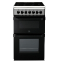 Indesit 50cm Ceramic Twin Cavity Cooker