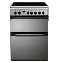 Indesit 60cm Ceramic Double Oven
