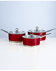 Morphy Richards Accents 3 Piece Pan Set