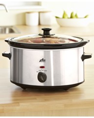 3.5 Litre Stainless Steel Slow Cooker