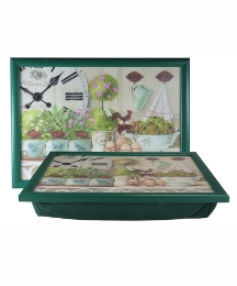 Clocks and Herbs Laptray