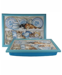 Kitties on the Shelf Laptray