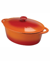 Cast Iron 4litre Oval Casserole Dish