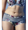 Satin Rose Print Brief