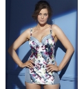 Underwired Satin Rose Print Full Slip