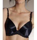 Splendour Underwired Satin Plunge Bra