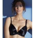 Splendour Underwired Satin Plunge Bra