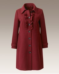 Frill Front Coat