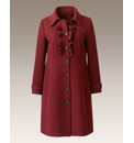Frill Front Coat