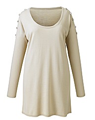 Button Trim Jumper