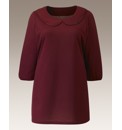 Peter Pan Collar Jersey Top