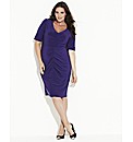 MAGISCULPT Fitted Ruched Dress