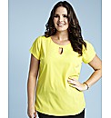 Keyhole Blouse Length 25in