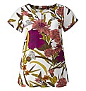 Print Keyhole Blouse Length 25in