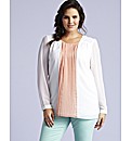 Long Sleeved Pleated Blouse
