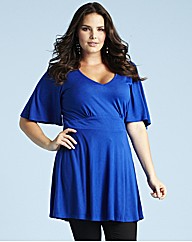 Glamorosa Jersey Top Dual Bust Fit E-K