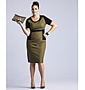 Military Stud Detail Dress