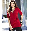 MAGISCULPT Mock Wrap Top
