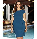 Personalised Fit Peplum Dress Cap Sleeve