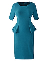 Personalised Fit Peplum Dress 1/2 Sleeve