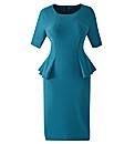 Personalised Fit Peplum Dress 1/2 Sleeve