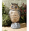 Brown Owl Solar Light with Moving Head