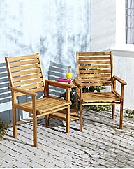 Amalfi Two Seater Lovers Bench