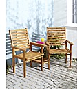 Amalfi Two Seater Lovers Bench