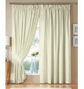 Tessa plain dyed lined curtains