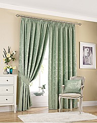 Hereford Jacquard Pencil Pleat Curtains