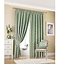 Hereford Jacquard Pencil Pleat Curtains