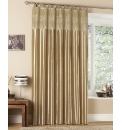 Sparkle Embroidered Tab Top Curtain