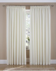 Deco Rose Lined Pencil Pleat Voiles