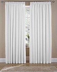Deco Rose Lined Pencil Pleat Voiles