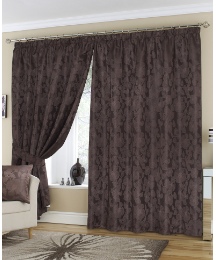 Olivia Lined Jacquard Curtains