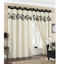 Rivage Luxury Lined Eyelet Curtains