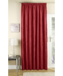 Faux Suede Lined Pencil Pleat Panel
